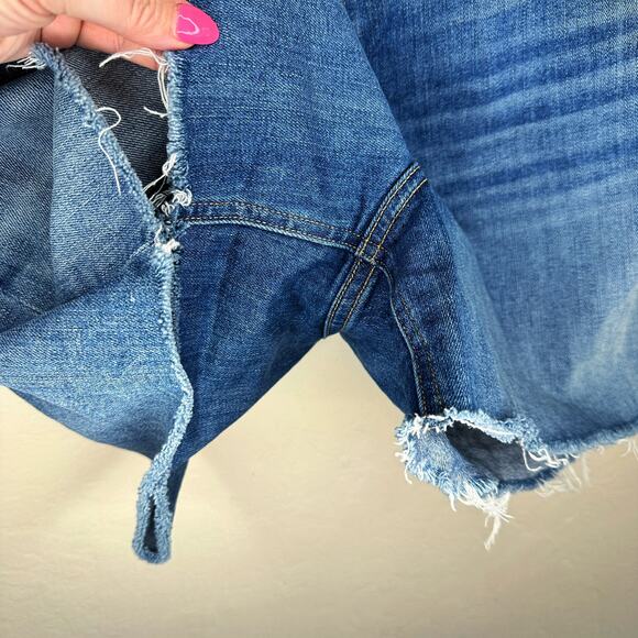 Rag and Bone Nina High Rise Denim Balboa Jean Roll Up or Cut Off Shorts 34 - Picture 11 of 16